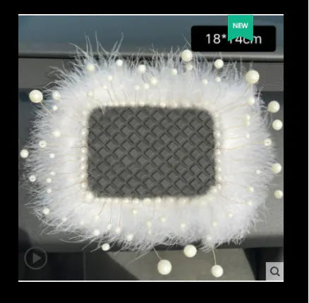 Large Creative Rhinestone Anti-Slip Car Dashboard Mat