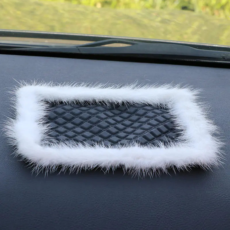 Large Creative Rhinestone Anti-Slip Car Dashboard Mat